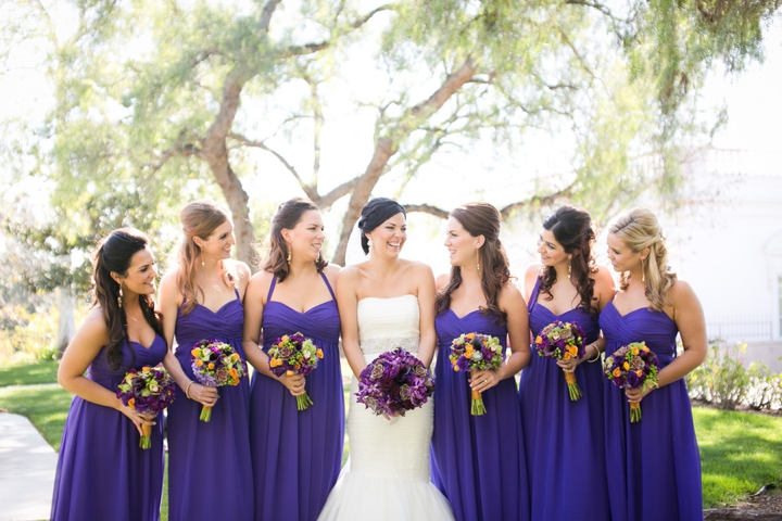A Purple American History Inspired Wedding via TheELD.com