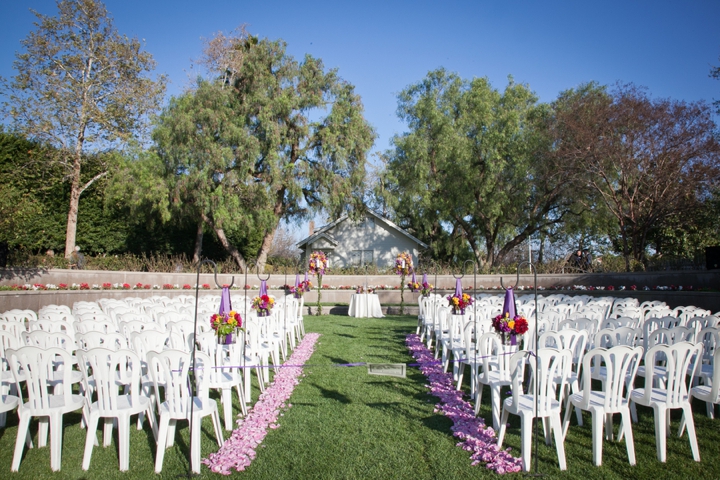 A Purple American History Inspired Wedding via TheELD.com