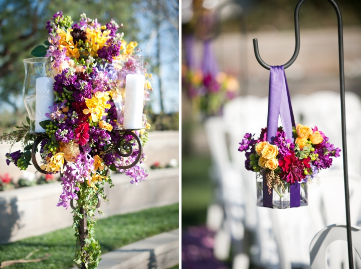 A Purple American History Inspired Wedding via TheELD.com