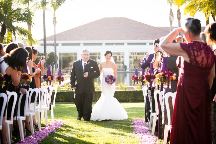 A Purple American History Inspired Wedding via TheELD.com