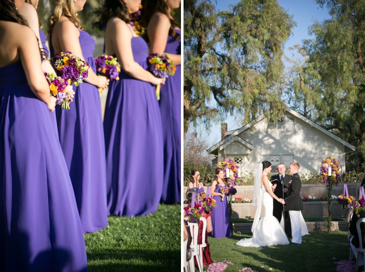 A Purple American History Inspired Wedding via TheELD.com