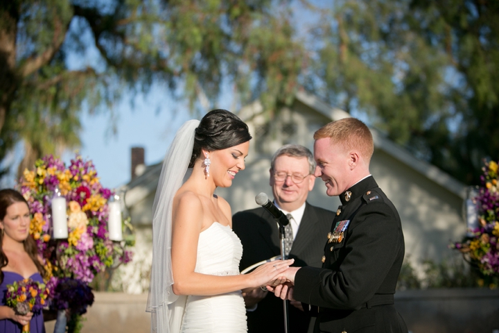 A Purple American History Inspired Wedding via TheELD.com