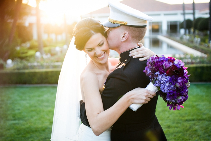 A Purple American History Inspired Wedding via TheELD.com