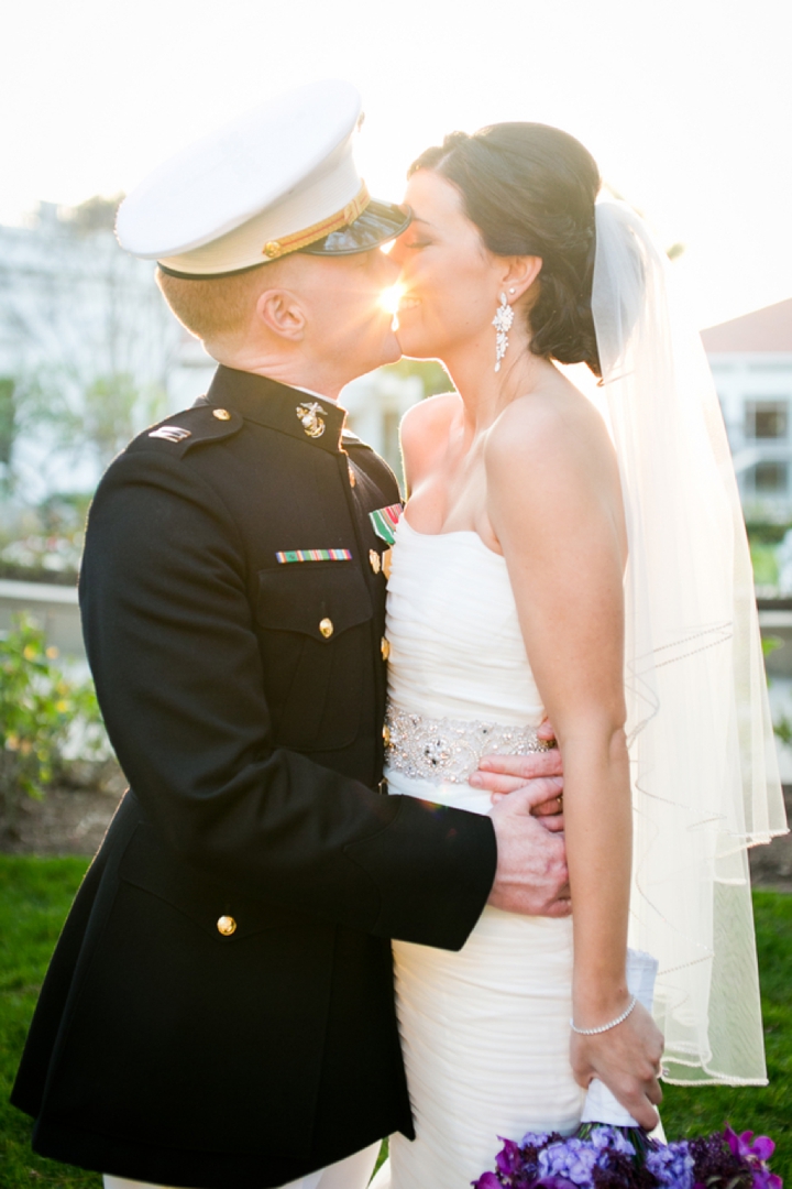 A Purple American History Inspired Wedding via TheELD.com