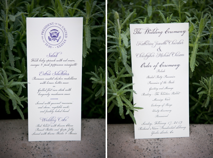 A Purple American History Inspired Wedding via TheELD.com