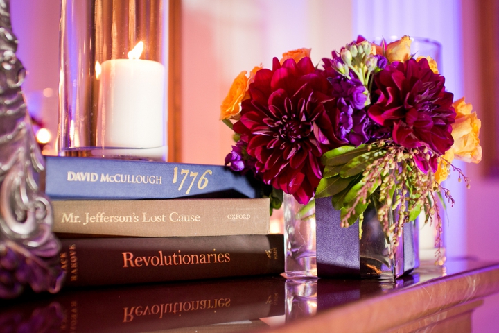 A Purple American History Inspired Wedding via TheELD.com