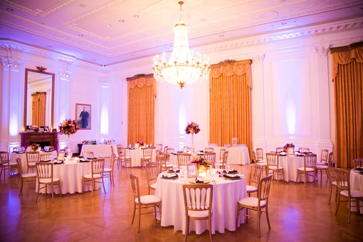 A Purple American History Inspired Wedding via TheELD.com