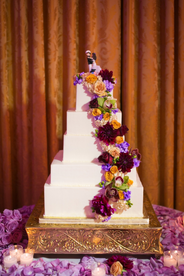 A Purple American History Inspired Wedding via TheELD.com