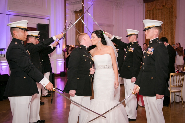 A Purple American History Inspired Wedding via TheELD.com