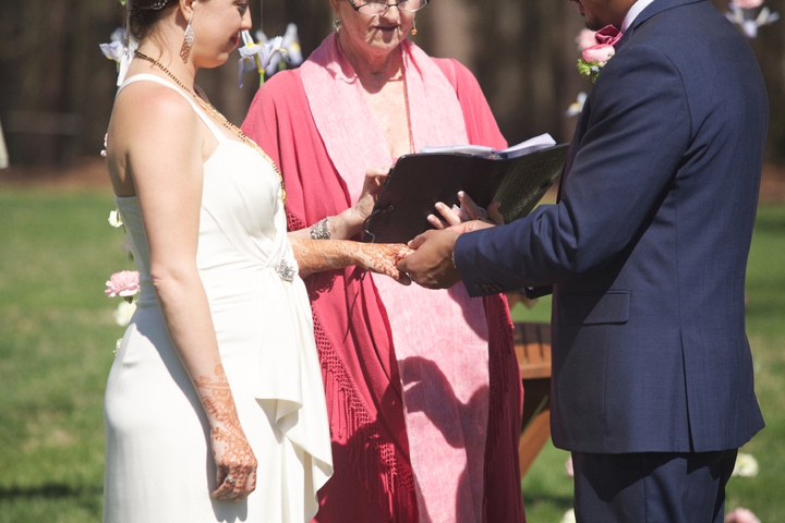 Romantic Pink and Lavender Wedding via TheELD.com