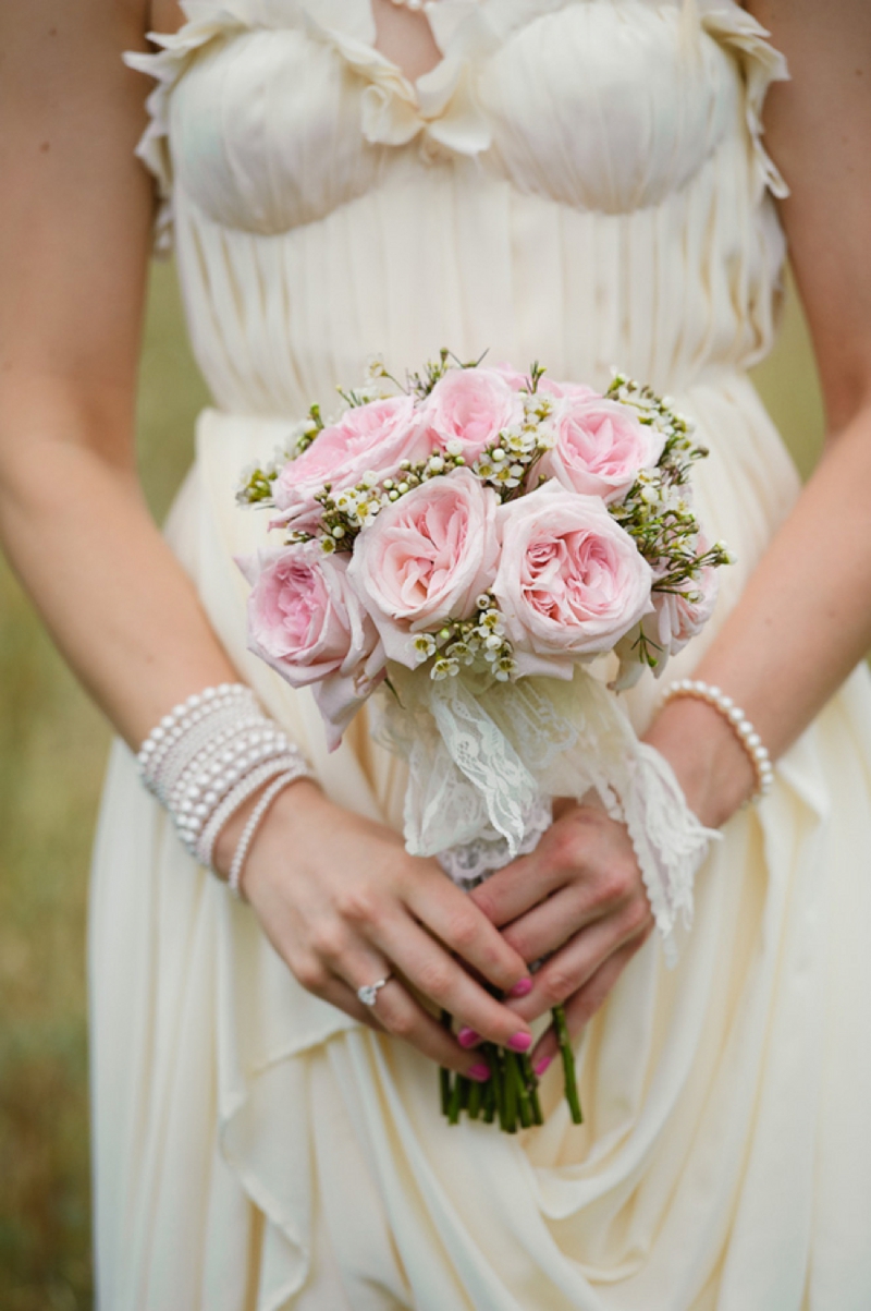 A Prince Edward Island Rustic Pink and White Wedding via TheELD.com