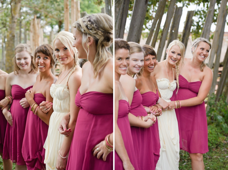 A Prince Edward Island Rustic Pink and White Wedding via TheELD.com