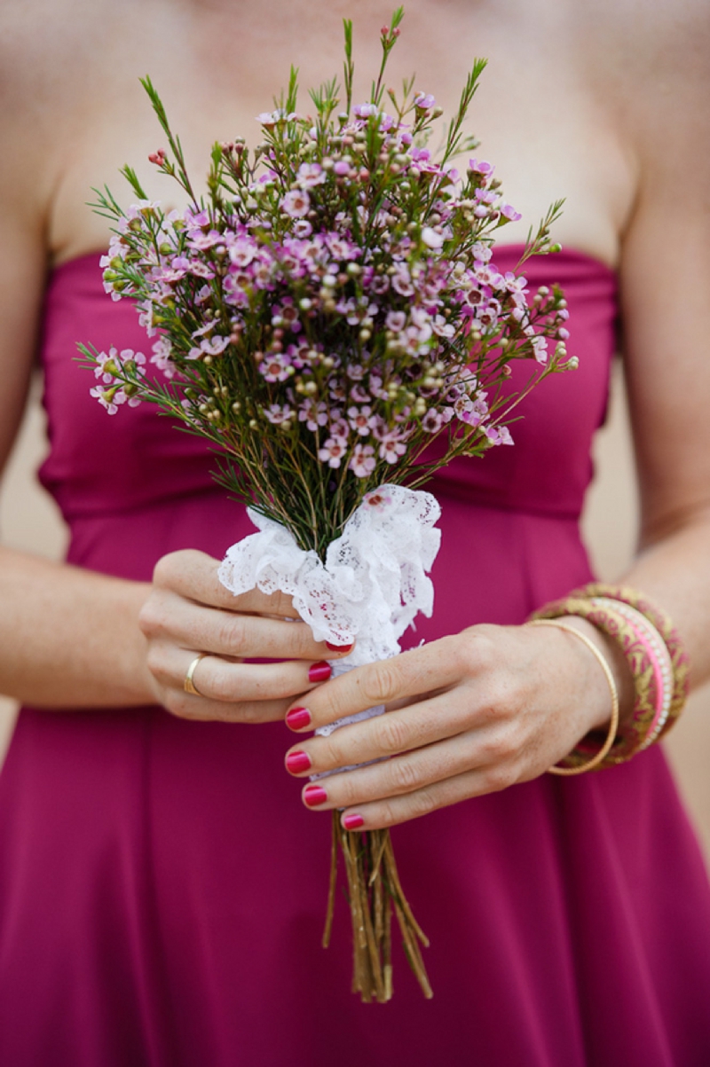 A Prince Edward Island Rustic Pink and White Wedding via TheELD.com