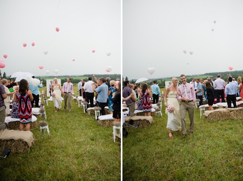 A Prince Edward Island Rustic Pink and White Wedding via TheELD.com