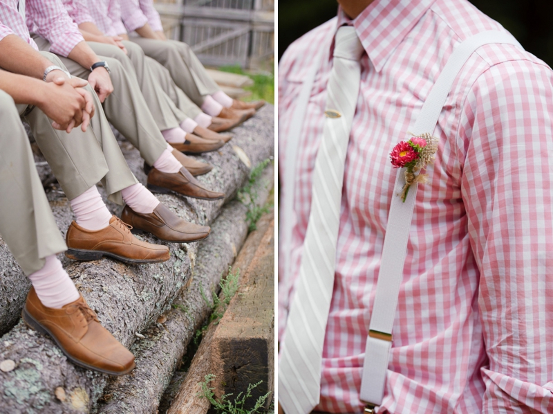 A Prince Edward Island Rustic Pink and White Wedding via TheELD.com