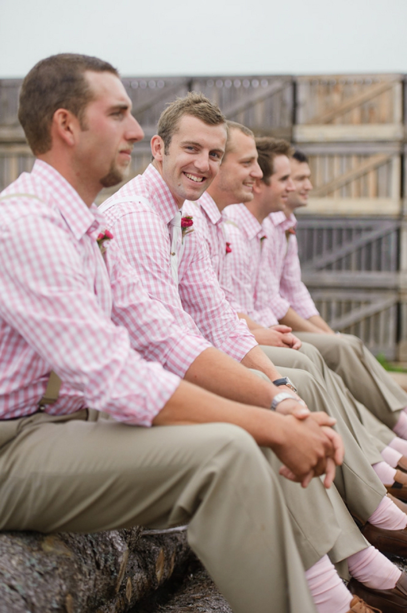 A Prince Edward Island Rustic Pink and White Wedding via TheELD.com