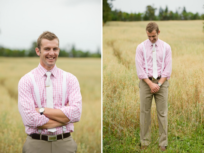 A Prince Edward Island Rustic Pink and White Wedding via TheELD.com