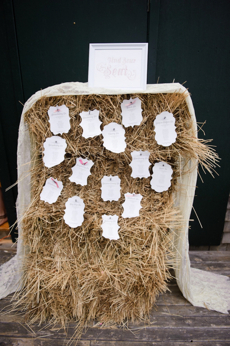 A Prince Edward Island Rustic Pink and White Wedding via TheELD.com