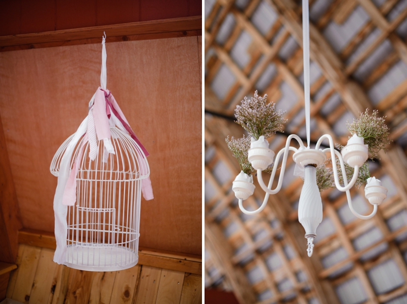 A Prince Edward Island Rustic Pink and White Wedding via TheELD.com