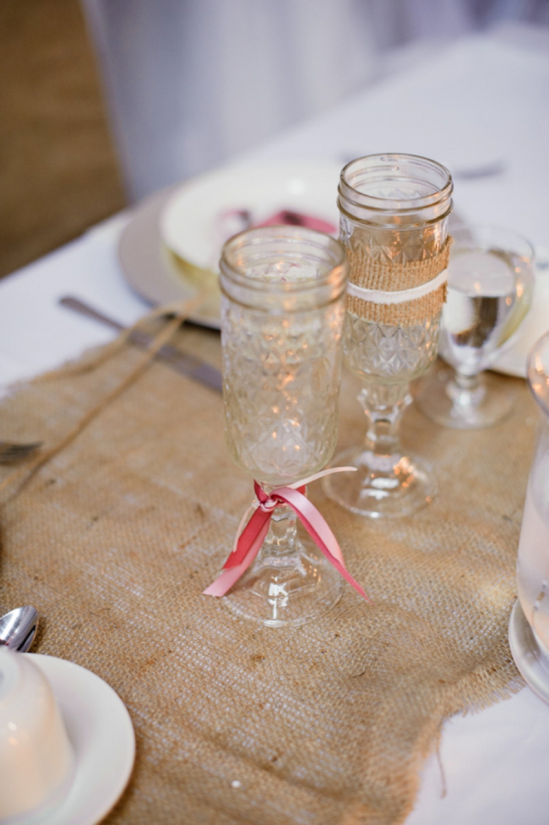 A Prince Edward Island Rustic Pink and White Wedding via TheELD.com