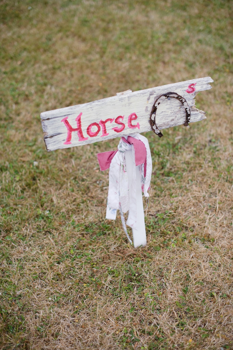 A Prince Edward Island Rustic Pink and White Wedding via TheELD.com