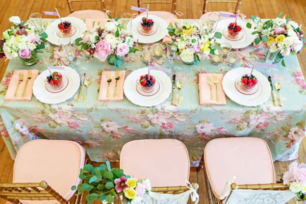 Vintage Pastel Wedding Inspiration via TheELD.com