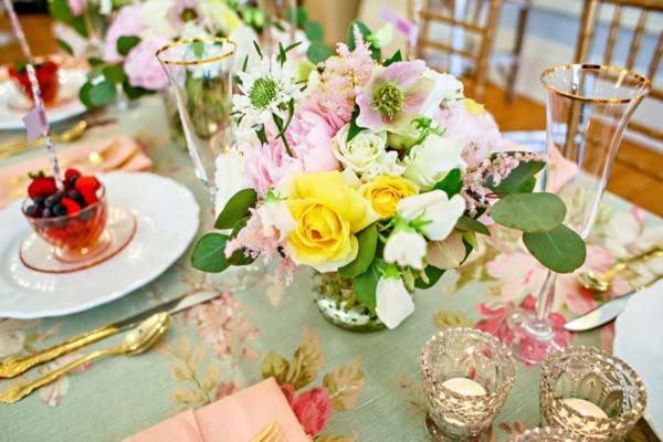 Vintage Pastel Wedding Inspiration via TheELD.com