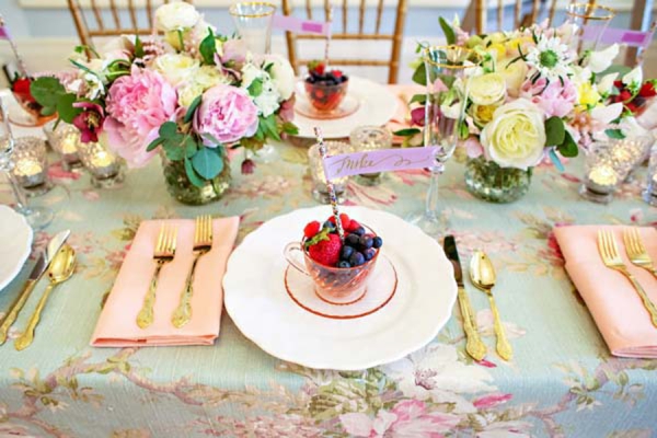 Vintage Pastel Wedding Inspiration via TheELD.com