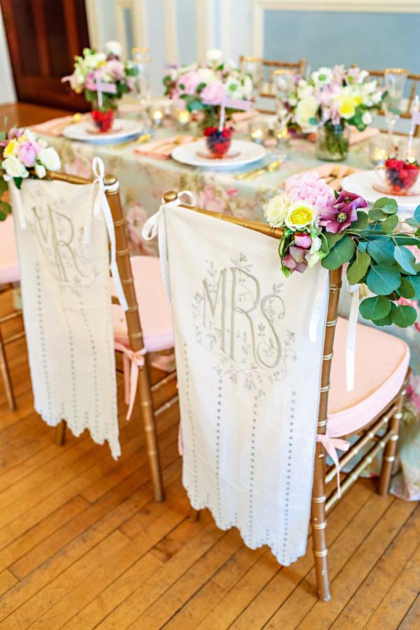 Vintage Pastel Wedding Inspiration via TheELD.com