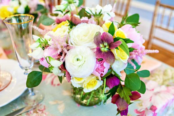 Vintage Pastel Wedding Inspiration via TheELD.com