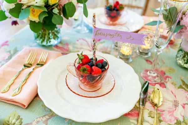 Vintage Pastel Wedding Inspiration via TheELD.com