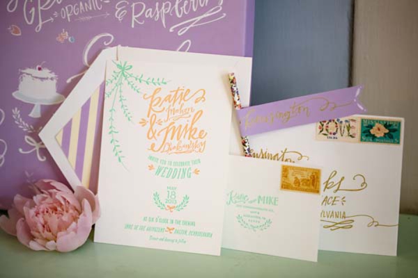 Vintage Pastel Wedding Inspiration via TheELD.com