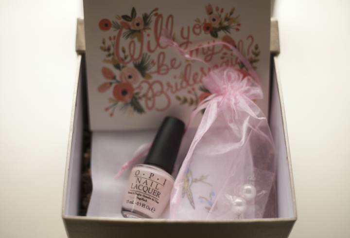 Asking Your Bridesmaids With A Will You Be My Bridesmaid Box via TheELD.com