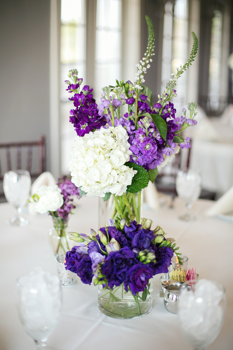 A Classic Southern Purple and Gray Texas Wedding via TheELD.com