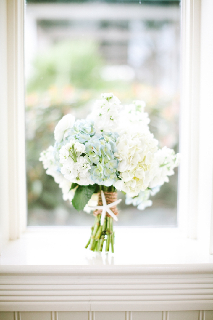 Blue and White Beach Inspired Wedding via TheELD.com