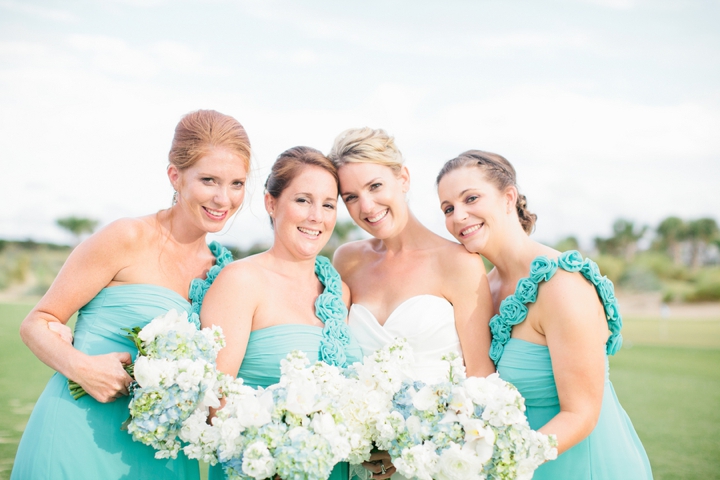 Blue and White Beach Inspired Wedding via TheELD.com