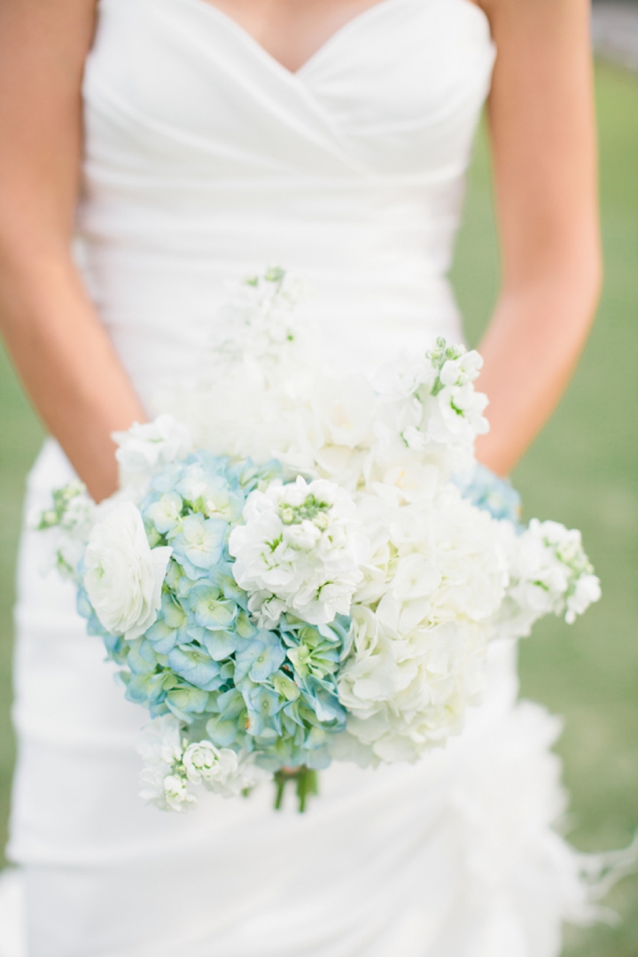 Blue and White Beach Inspired Wedding via TheELD.com