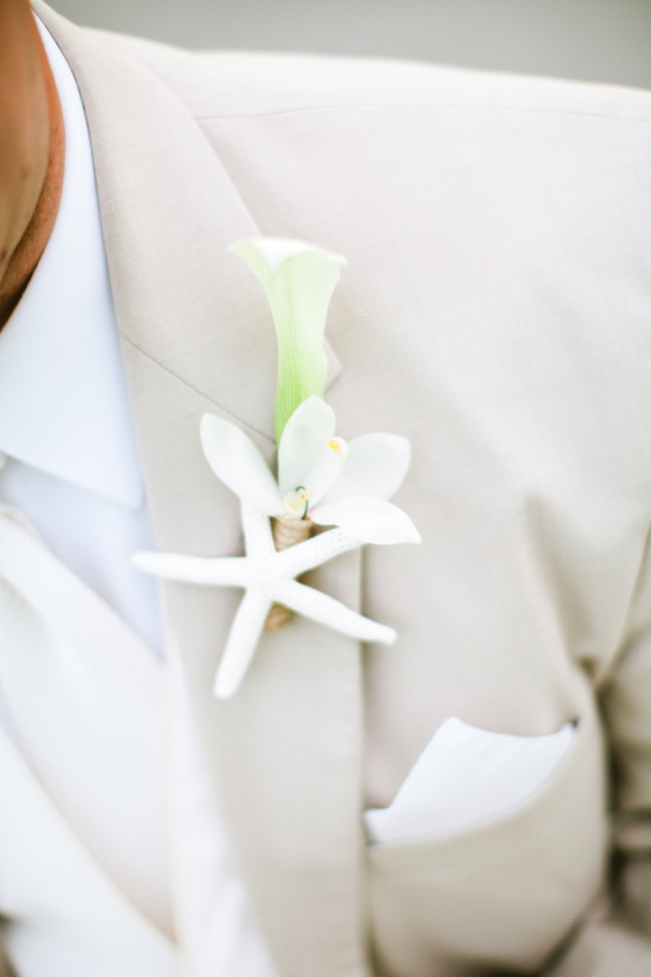 Blue and White Beach Inspired Wedding via TheELD.com