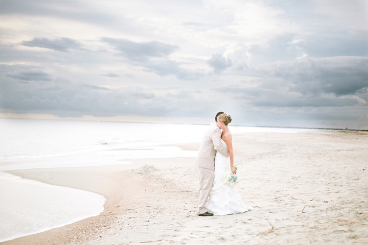 Blue and White Beach Inspired Wedding via TheELD.com