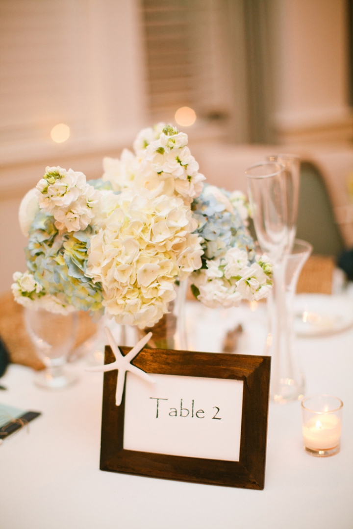 Blue and White Beach Inspired Wedding via TheELD.com