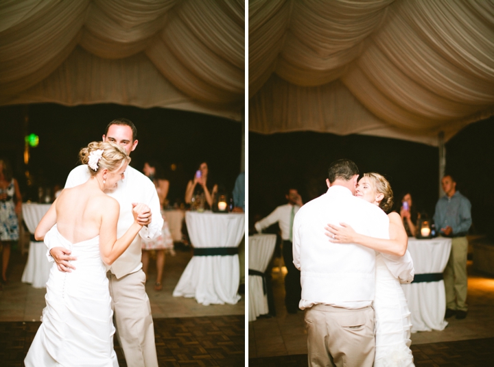 Blue and White Beach Inspired Wedding via TheELD.com