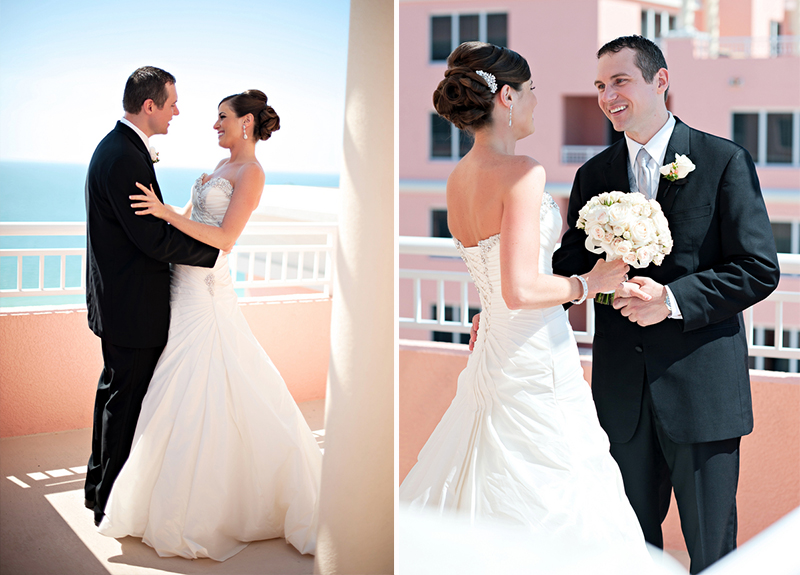 Classic Pink and White Florida Wedding via TheELD.com