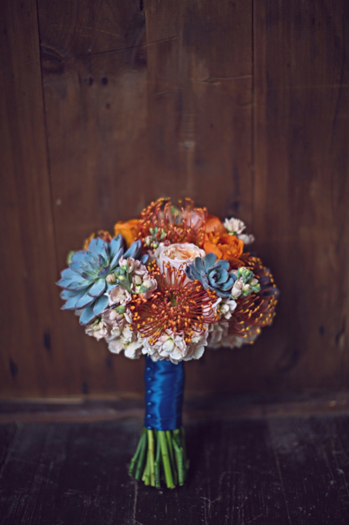 Colorful & Unique Rustic Michigan Wedding via TheELD.com