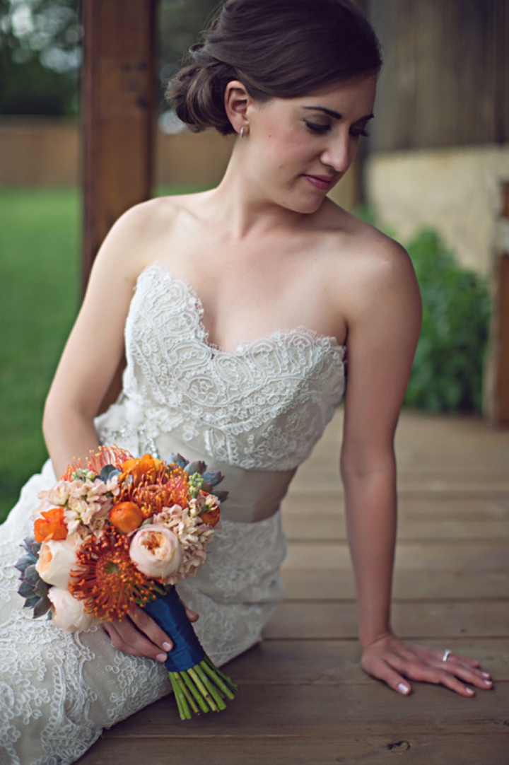 Colorful & Unique Rustic Michigan Wedding via TheELD.com