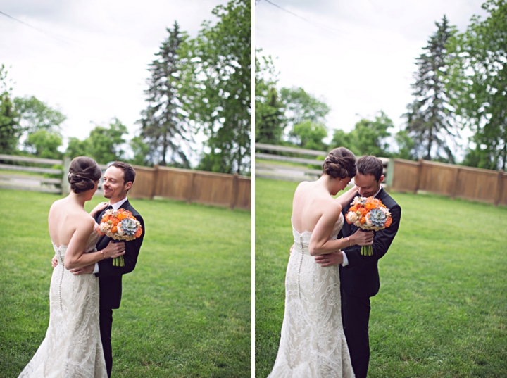 Colorful & Unique Rustic Michigan Wedding via TheELD.com