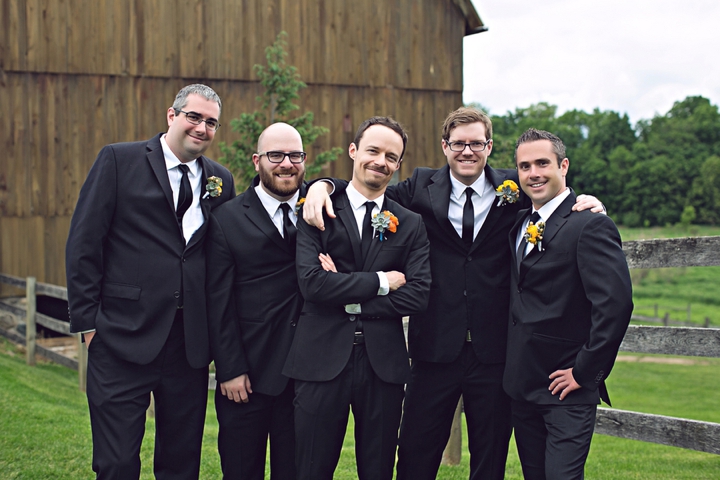 Colorful & Unique Rustic Michigan Wedding via TheELD.com