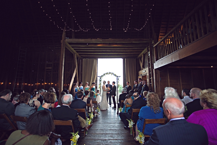 Colorful & Unique Rustic Michigan Wedding via TheELD.com