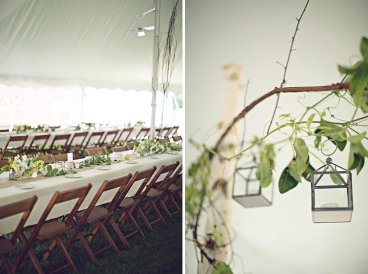 Colorful & Unique Rustic Michigan Wedding via TheELD.com