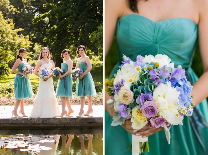 Modern Romantic Lavender and Blue Wedding via TheELD.com