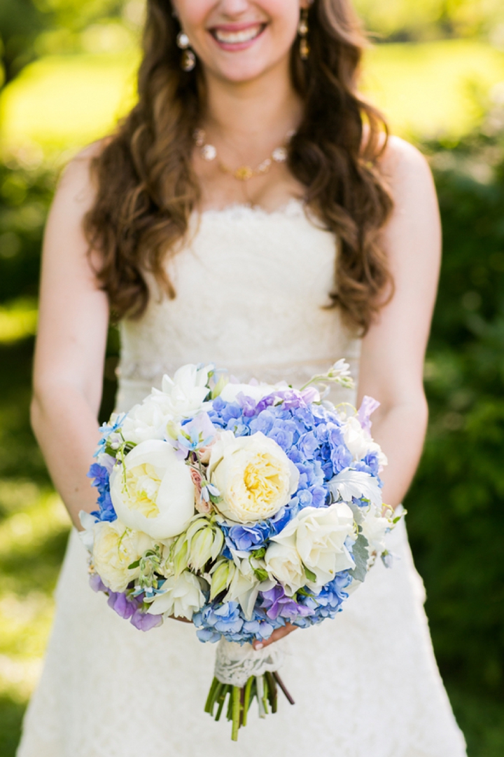 Modern Romantic Lavender and Blue Wedding via TheELD.com